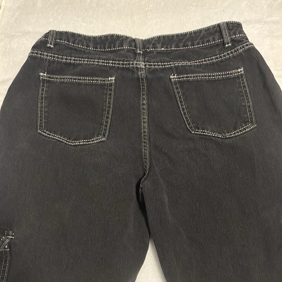 Cargo jeans, white stitching - Picture 4 of 6